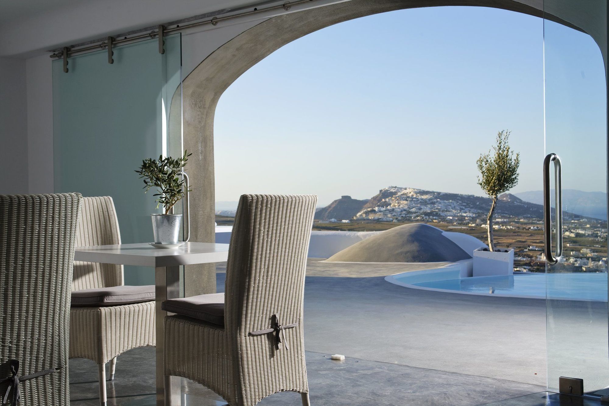 Carpe Diem Santorini Pyrgos Kallistis Restaurante foto